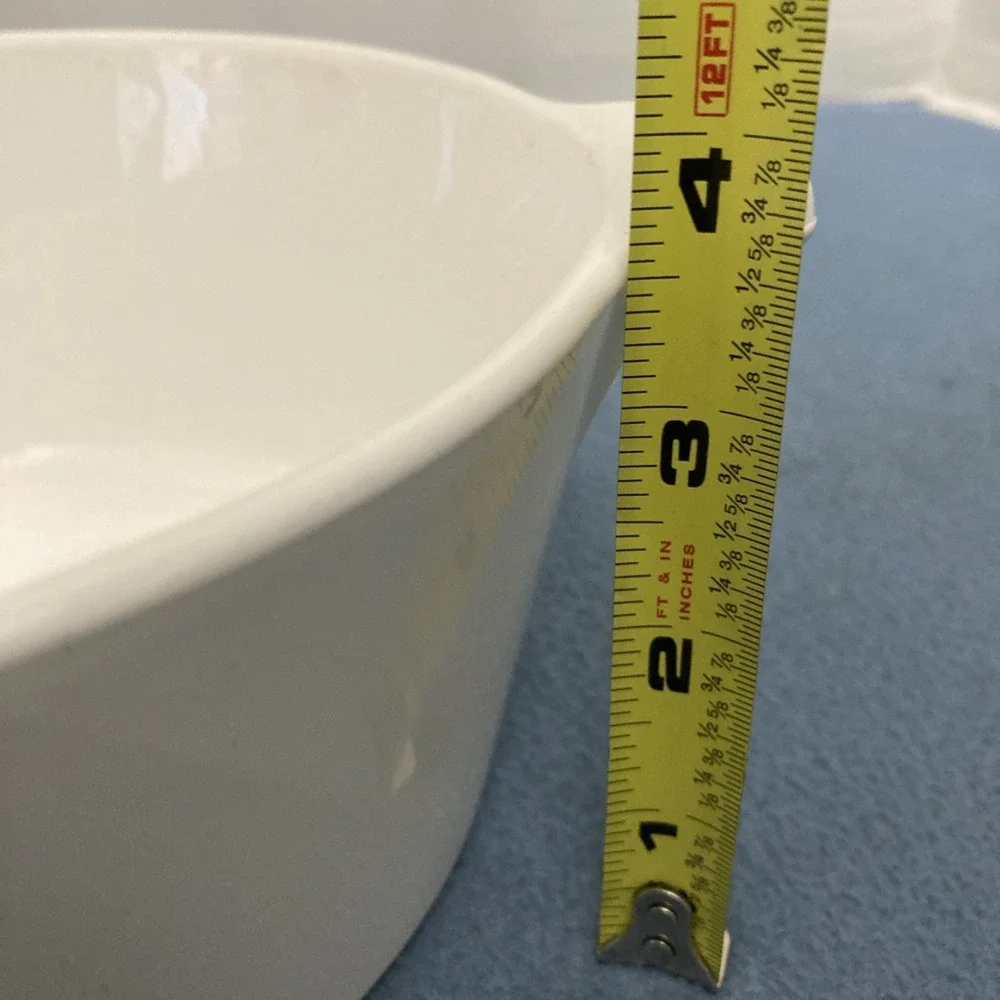 VTG‎ Centura by Corning White 1 3/4 QT Round Saucepan w/Handles- No Lid